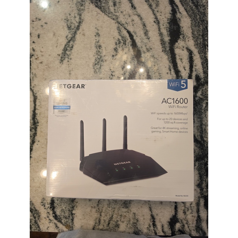 Netgear AC1600 Smart WiFi Router Model R6330 Dual Band BRAND NEW SEALED NIB